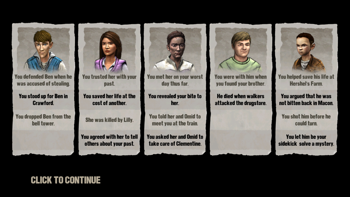 The Walking Dead Stats, Page 2